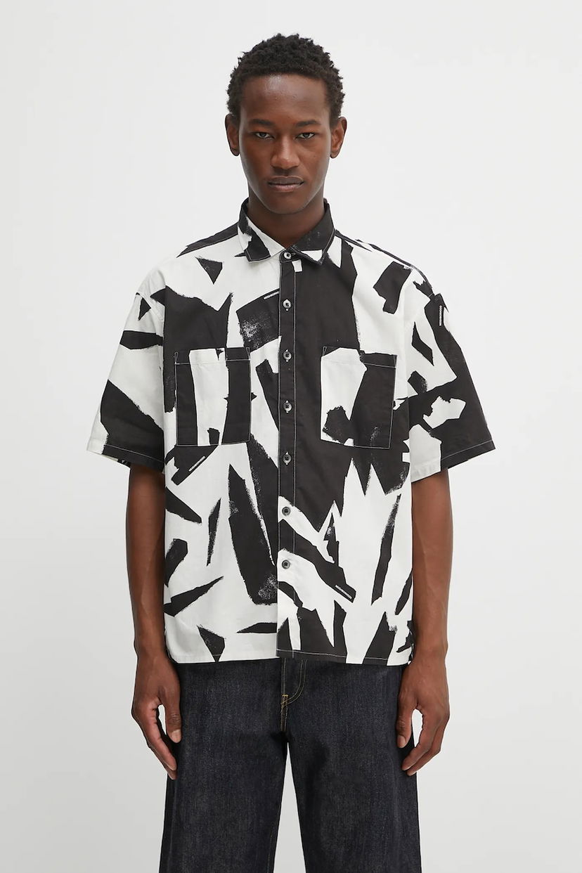 Skjorta Neighborhood NEIGHBORHOOD Abstract Pattern Relaxed Fit Shirt Flerfärgad | 251TSNH.SHM13