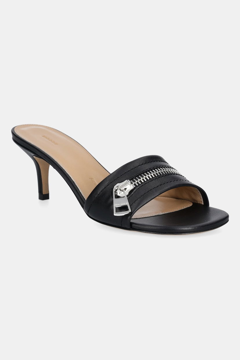 Sneakers och skor JW Anderson Biker Heel Sandals Svart | SN0105.LA0268