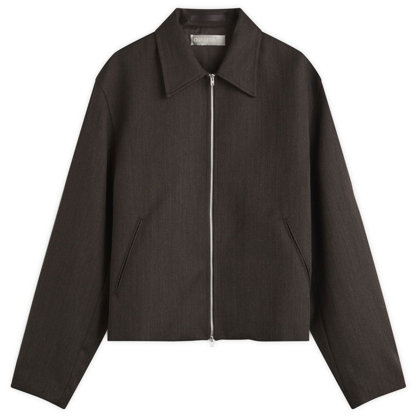 Jacka OUR LEGACY Our Legacy Wool Mini Jacket Brun | M4250MH