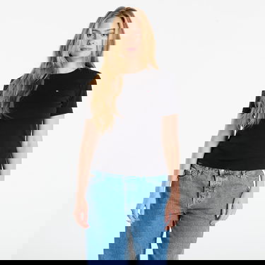 T-shirt Tommy Hilfiger Tommy Hilfiger Slim Cody Short Sleeve T-Shirt Svart | WW0WW40587 BDS, 0