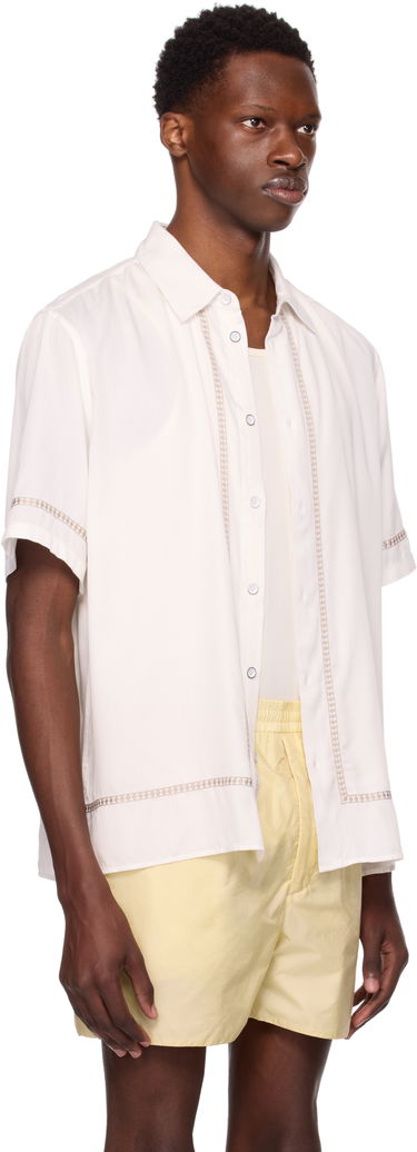 Skjorta rag & bone rag & bone Dalton Embroidered Shirt Mörkblå | MBW25PA027SVML, 4