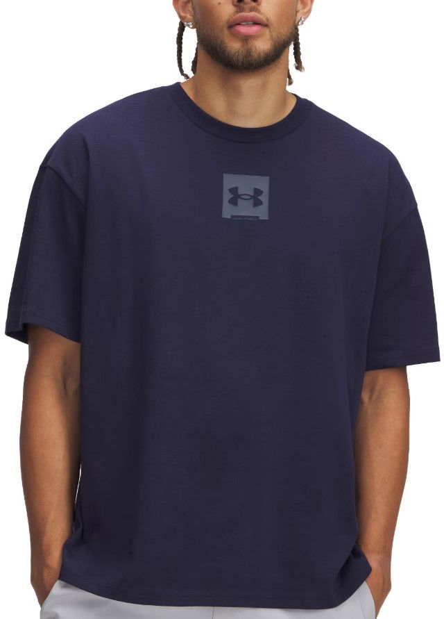 T-shirt Under Armour HW OS SM BOX Short Sleeve T-Shirt Mörkblå | 1386803-410