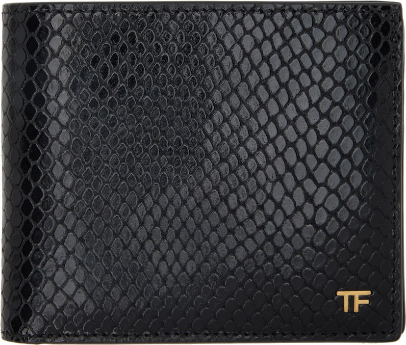 Plånbok Tom Ford TOM FORD Printed Python Classic Bifold Wallet Svart | YM228-LCL471G