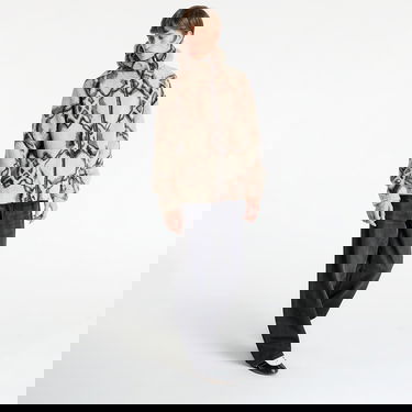 Sweatshirt DAILY PAPER Daily Paper Burned Shield Sherpa Hoodie Beige | 2521134, 4