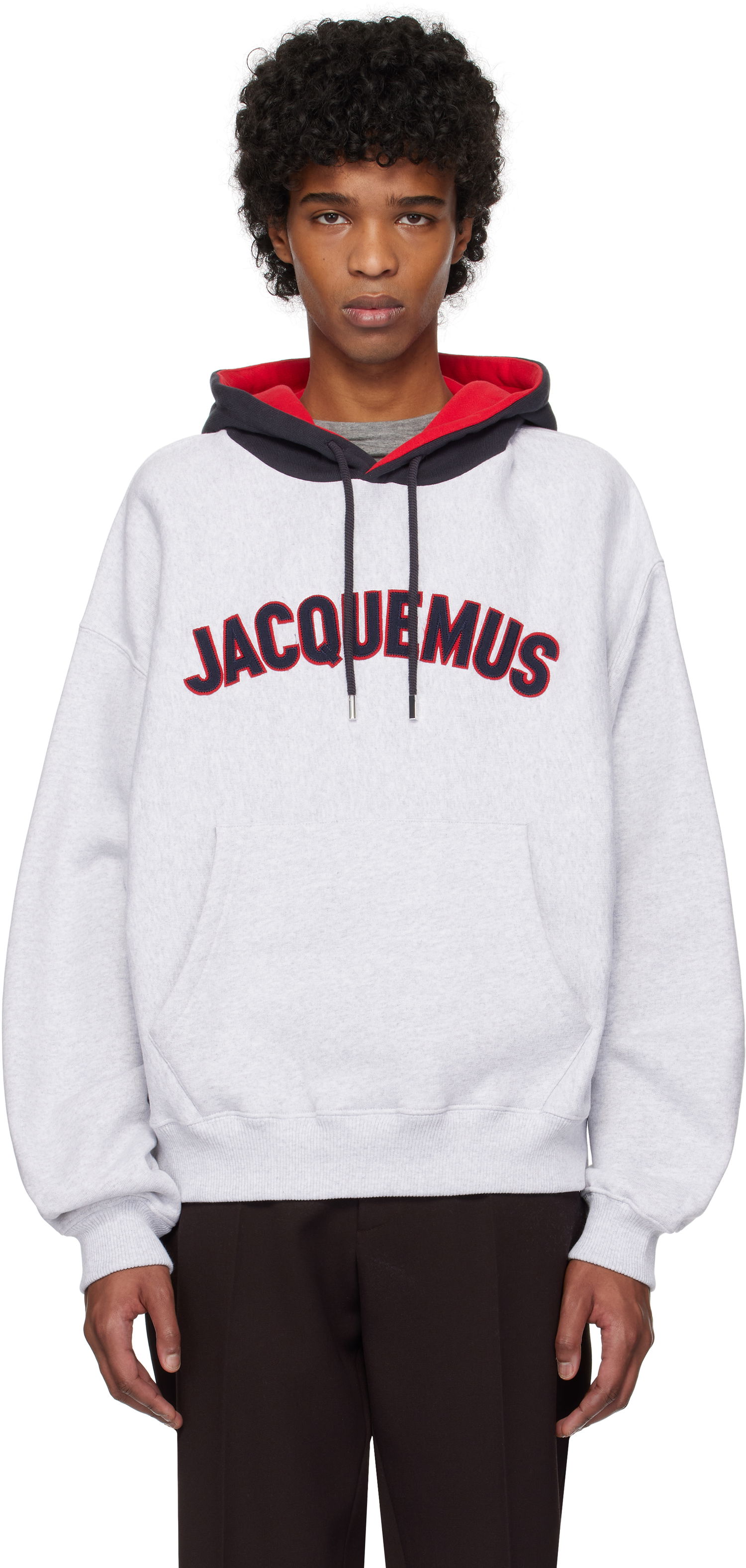 Sweatshirt Jacquemus Jacquemus 'The Baseball' Hoodie Grå | 25E255JS311-2462, 0