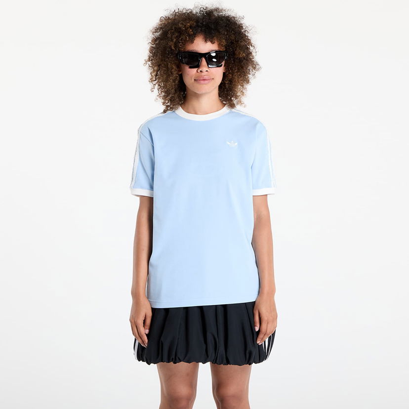 T-shirt adidas Originals adidas Originals Ruffle 3-Stripes T-Shirt Blå | KC8820