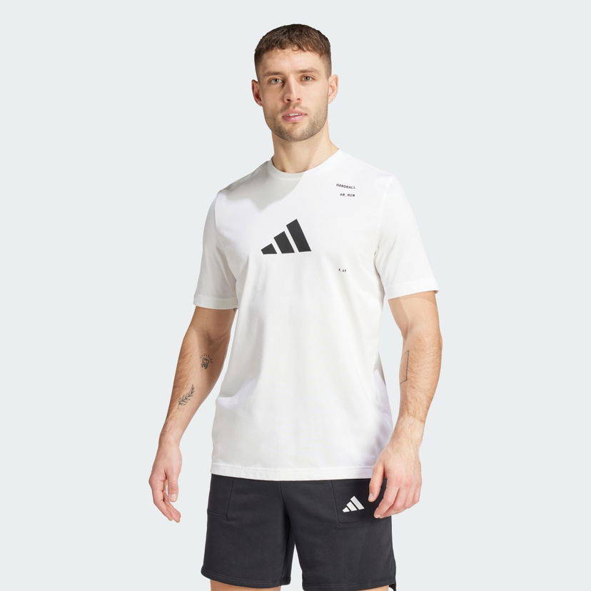 T-shirt adidas Performance Handball Category Graphic Vit | IY2447