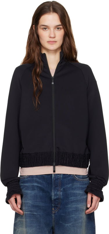 Bomberjacka Moncler Moncler Neoprene Zip-Up Jacket Svart | K10938G0000789ABK, 0