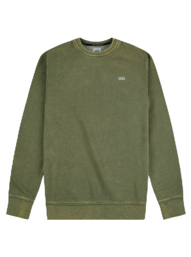 Sweatshirt Vans ComfyCush Washed Crewneck Grön | VN00062TYQW1