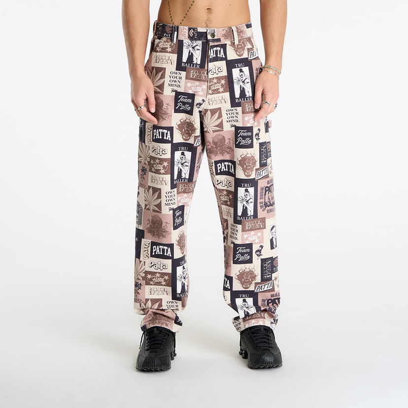 Byxor Patta Patta Collage Canvas Pants 30 Flerfärgad | POC-AW25-4000-386-0008-084