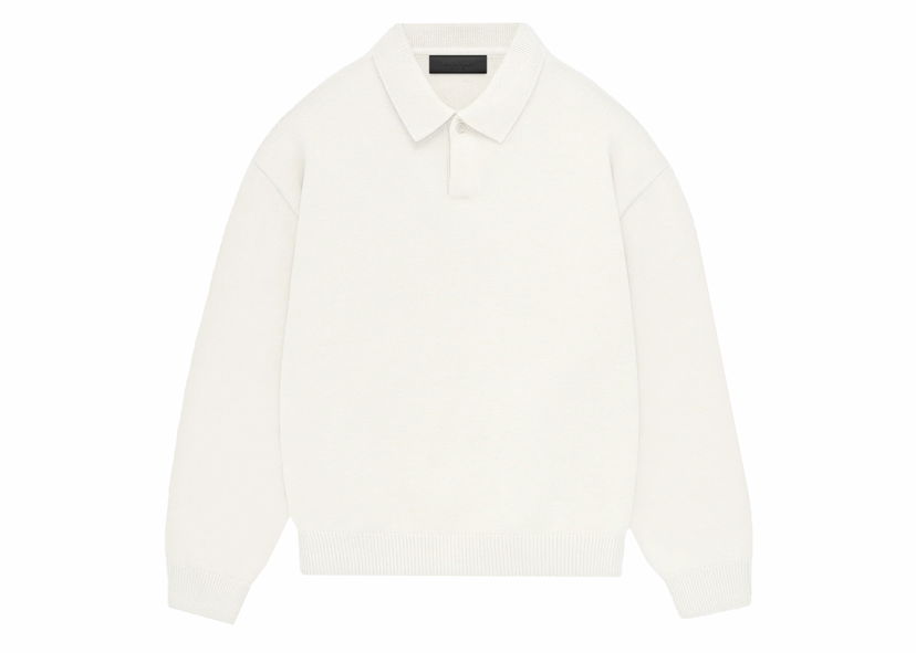 Polotröja Fear of God Knit Polo Cloud Dancer Vit | 192BT232181F