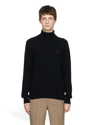 Sweater AMI Turtleneck Svart | HKS407.005