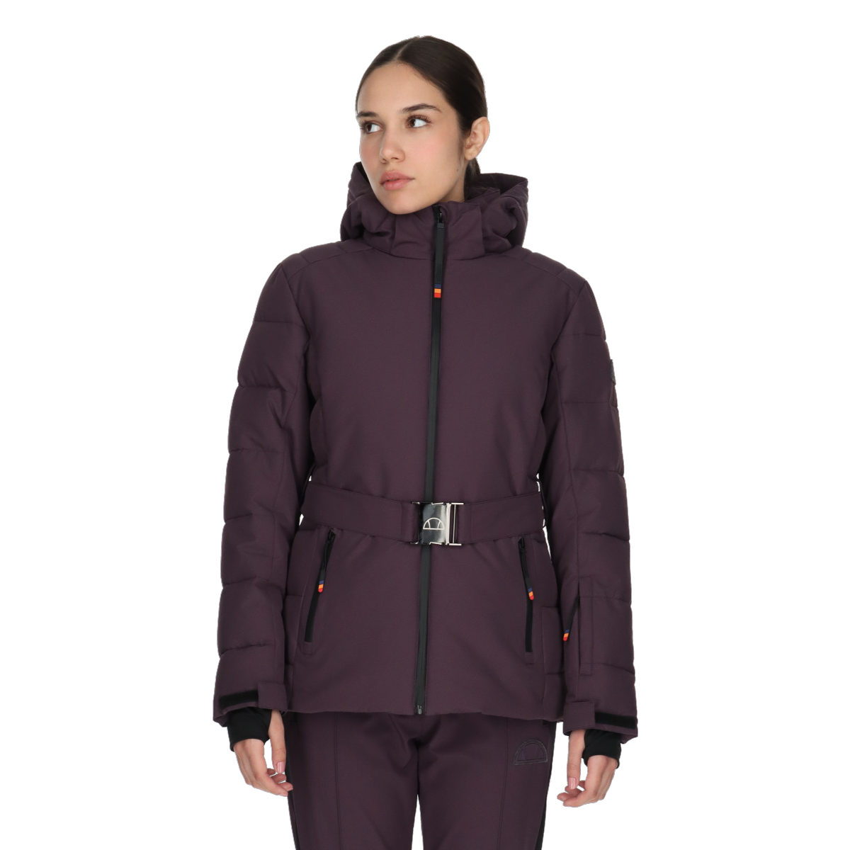 Pufferjacka Ellesse Bianca Belted Hooded Ski Jacket Purpur | ELA243F512-70, 0