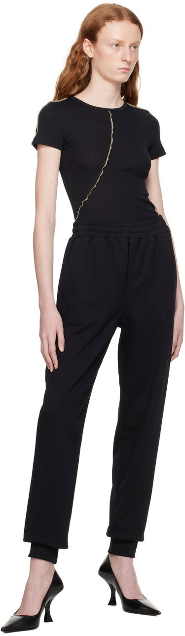 T-shirt Helmut Lang Helmut Lang Twisted T-Shirt Svart | N05HW522, 4