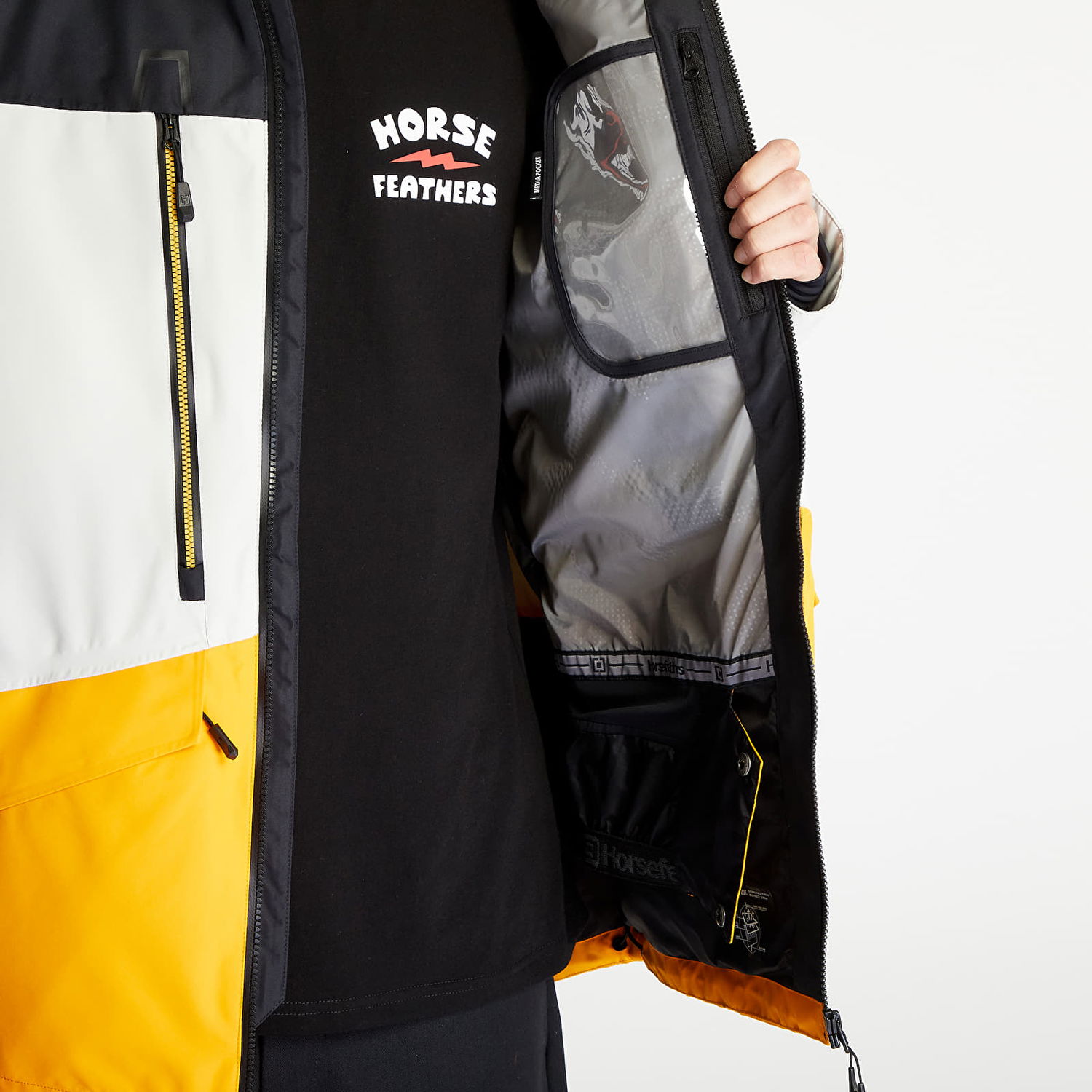 Jacka Horsefeathers Halen II Shell Jacket Gul | OM302H, 1