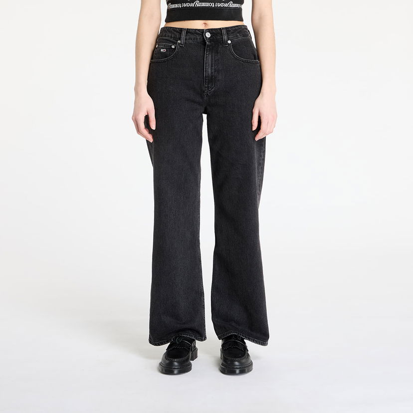 Jeans Tommy Hilfiger Tommy Jeans Mia Mid Rise Relaxed Straight Jeans W27/L30 Svart | DW0DW20455 1BY