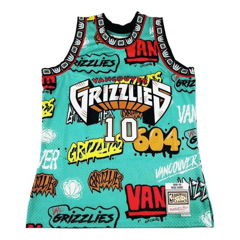Jersey Mitchell & Ness Mike Bibby Vancouver Grizzlies Swingman Jersey Turkos | TFSM4768-VGR98MBITEAL