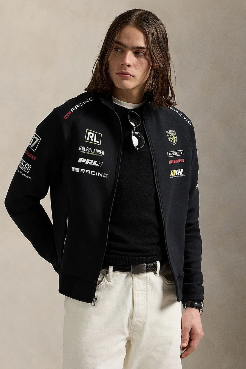 Bomberjacka Polo by Ralph Lauren Polo Ralph Lauren Long Sleeve Racing Jacket Svart | 710972339