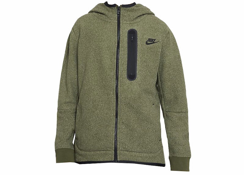 Sweatshirt Nike Kids' Tech Fleece Winterized Full-Zip Hoodie Grön | DV3064-326, 0