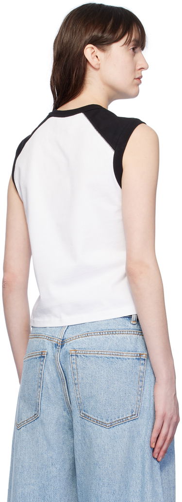 Linne Alexander Wang Alexander Wang.t Raglan Sleeveless T-Shirt Vit | 4CC2241467, 2