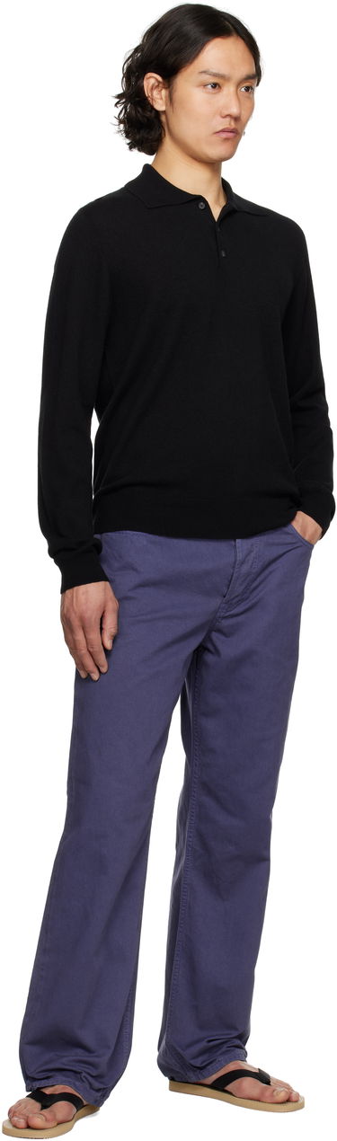 Sweater The Row The Row Judi Knit Polo Svart | 918-Y751, 3