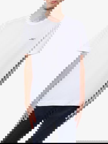 T-shirt ZEGNA Men's White Crew Neck T-Shirt Vit | E7360A5B760N00, 2