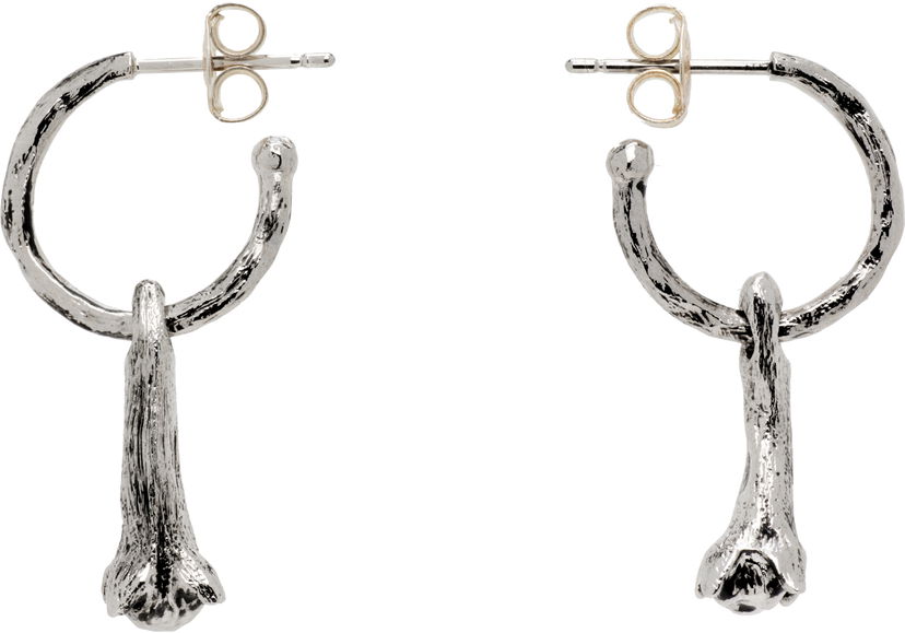 Örhängen LEMAIRE Lemaire Silver Clove Drop Earrings Metallisk | JW0131 LO036