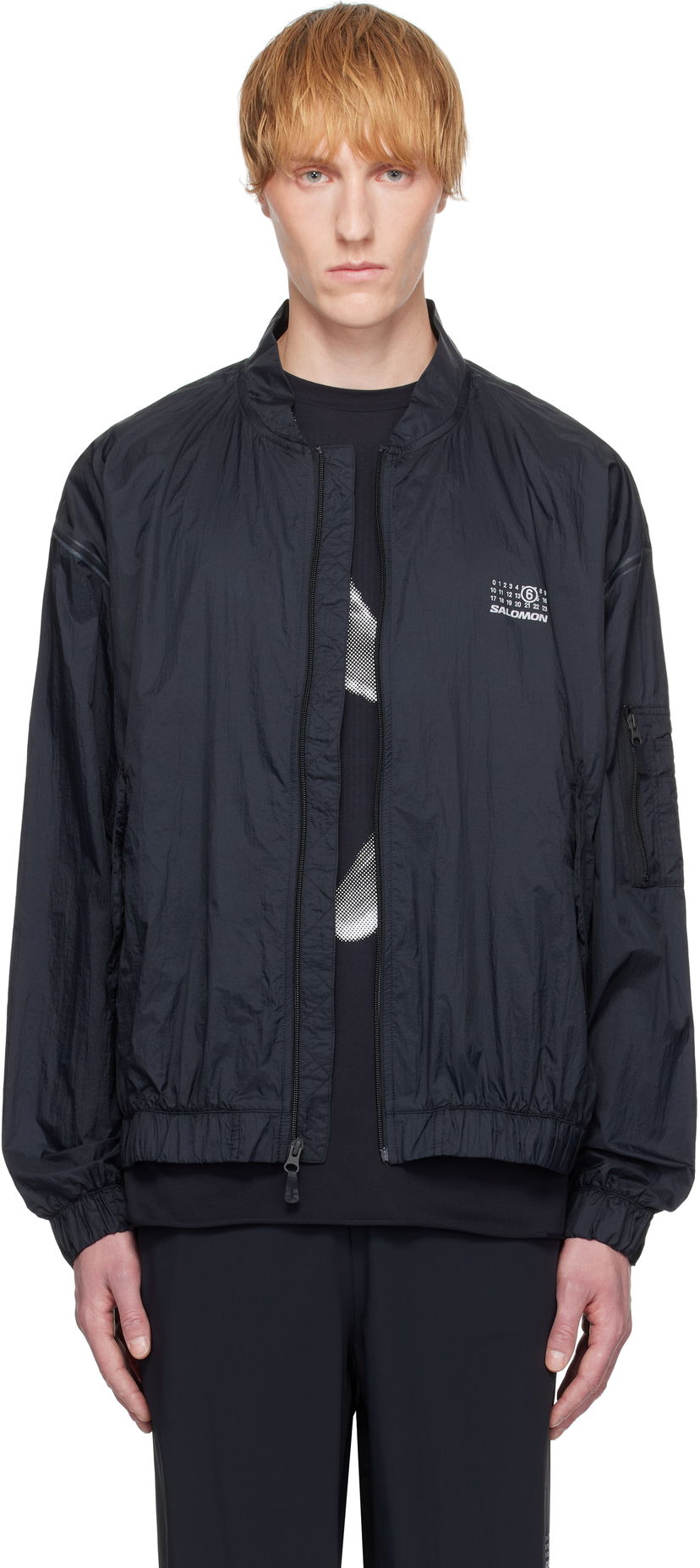Bomberjacka Maison Margiela MM6 Maison Margiela Salomon Edition Sports Bomber Jacket Svart | SH0AM0056 M35418