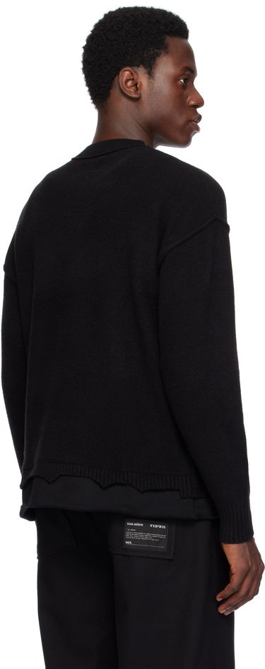 Sweater izzue Izzue Layered Sweater Svart | IZXKNN4123W4NCCX, 2