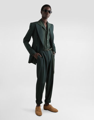 Skjorta Dolce & Gabbana Dolce & Gabbana Long-Sleeved Linen Shirt Grön | G5MW6TFU4JBV8813, 1