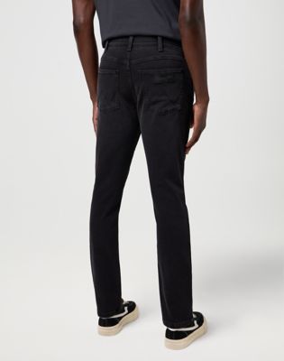 Jeans Wrangler Larston High Stretch Slim Tapered Jean 40 x32 Svart | 112371657:40:32, 1