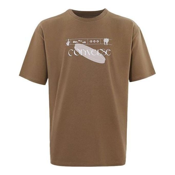 T-shirt Converse Logo Graphic T-Shirt Brun | 10024870-A03, 0