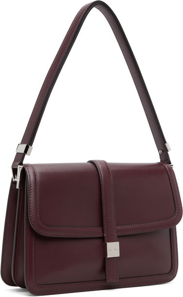 Axelväska Max Mara Bianca Leather Shoulder Bag Bourgogne | 2524516172600, 1