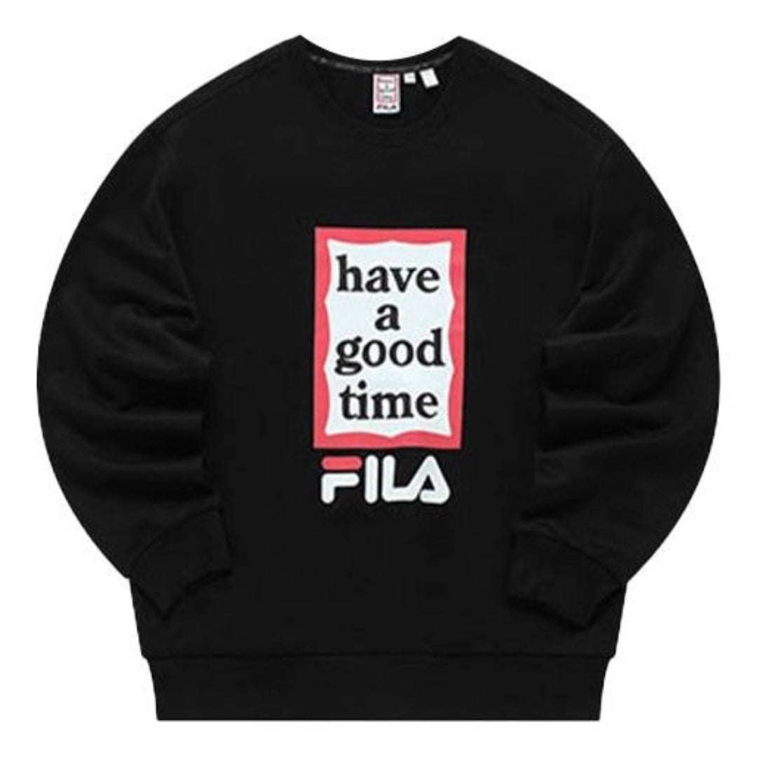Sweatshirt FILA Have a good time Collaboration Sweatshirt Svart | F11U149204F-BK, 0