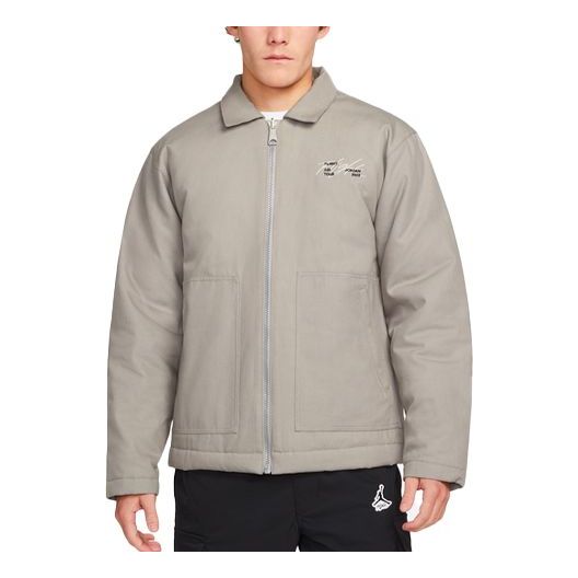 Jacka Jordan Jordan Alphabet Print Zip Jacket Grå | DJ0239-016