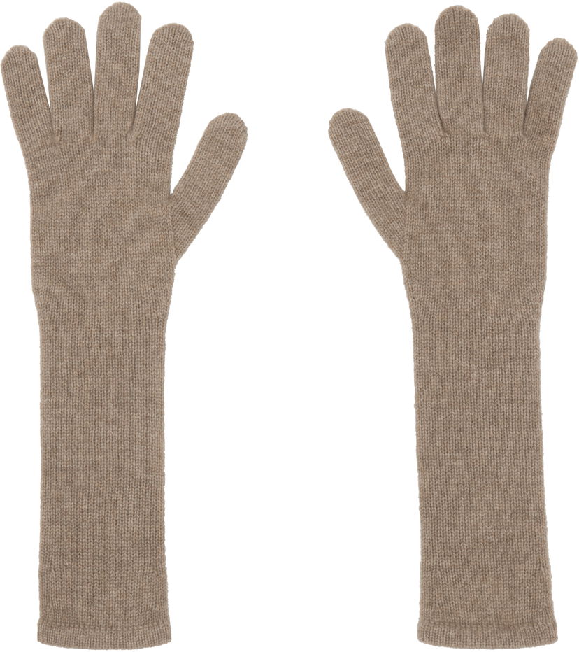 Handskar Max Mara Mmjock Knit Gloves Beige | 2424566012600 MM02335