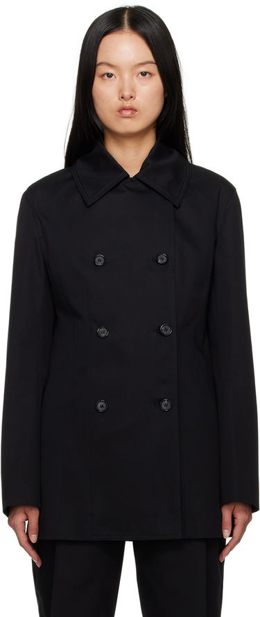 Jacka TOTEME Double-Breasted Blazer Svart | 233-1048-261, 0