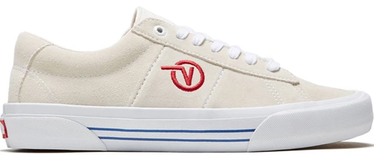Sneakers och skor Vans Saddle Sid Pro Marshmallow Racing Red Vit | VN0A4BTBOXS, 0