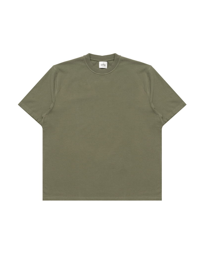 T-shirt Arte Antwerp Arte Antwerp Diels Stitch Tee Grön | AW25-094T-GRN