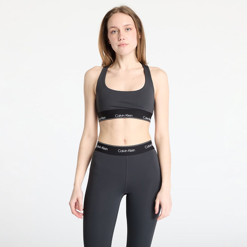 Behå CALVIN KLEIN Calvin Klein Modern Sport Medium Support Bra Grå | LVGWS5K138 UB1