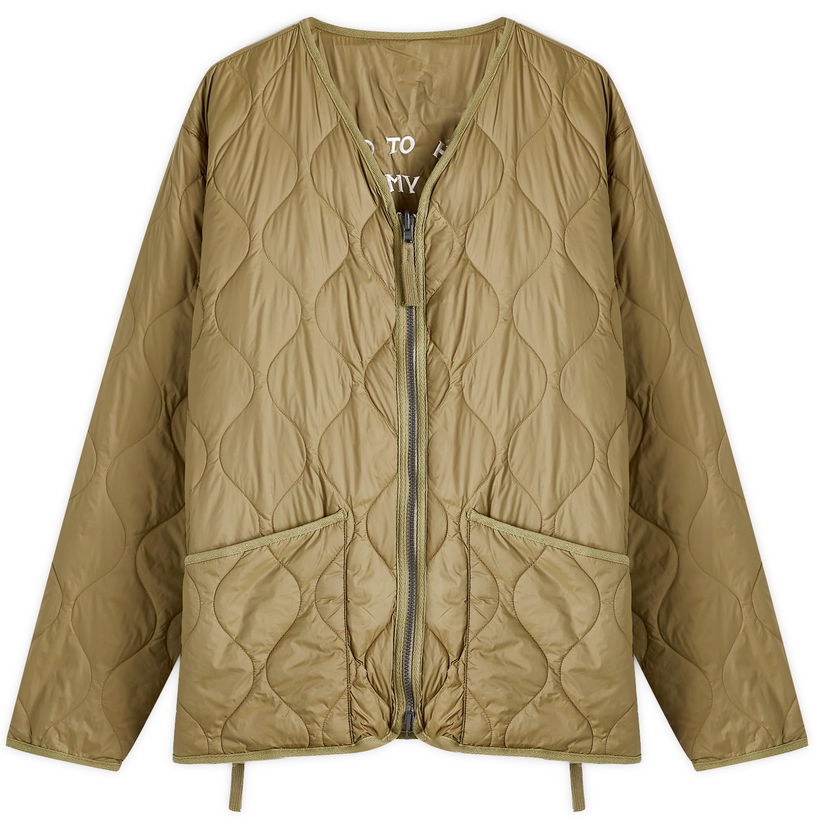 Pufferjacka TAION Reversible Down Jacket Grön | TAION-JK04JS-OLV