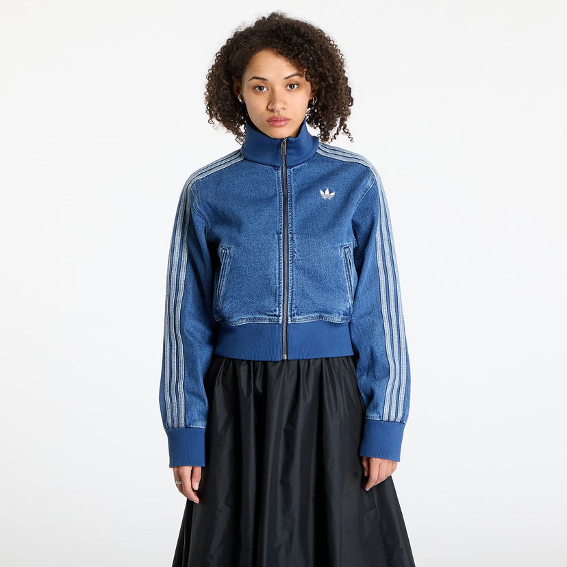 Bomberjacka adidas Originals Adicolor Denim Track Top Jacket Blå | JD2570