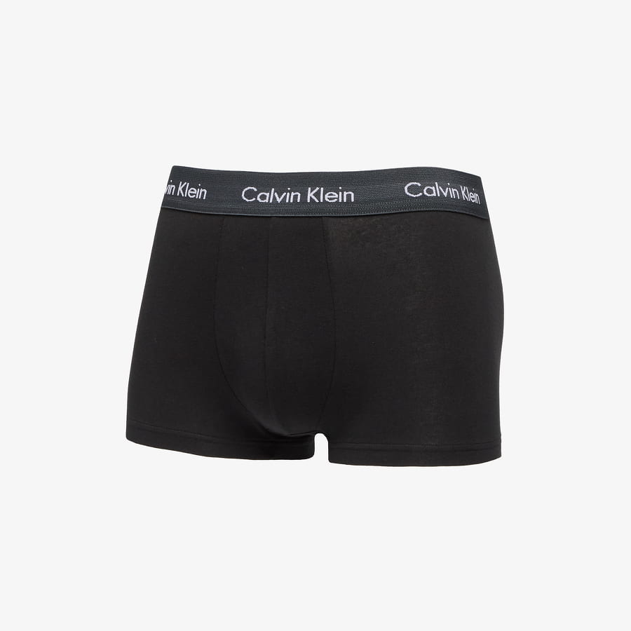 Boxare CALVIN KLEIN Cotton Stretch Low Rise Trunk 3 Pack Svart | U2664G CA9, 1