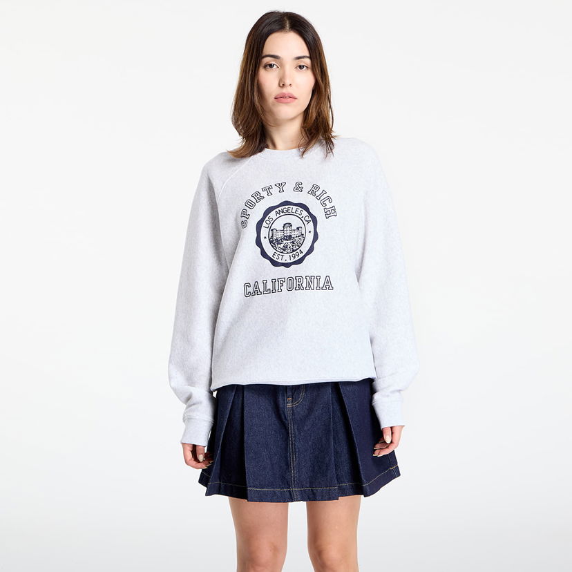 Sweatshirt Sporty & Rich Sporty & Rich California Emblem Soft Crewneck Sweatshirt Grå | ST082625508GY03