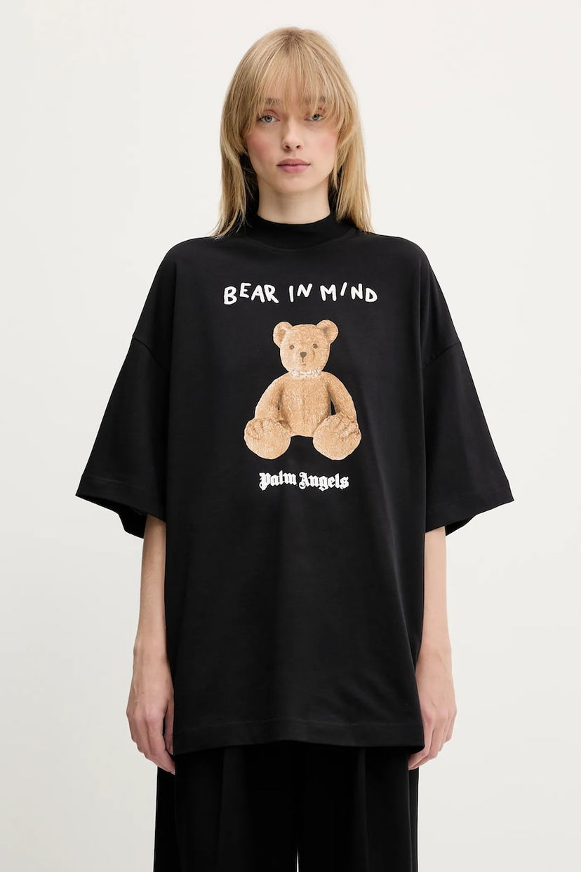 T-shirt Palm Angels Palm Angels B Bear In Mind Loose T-Shirt Svart | PWAA017S25JER0051060