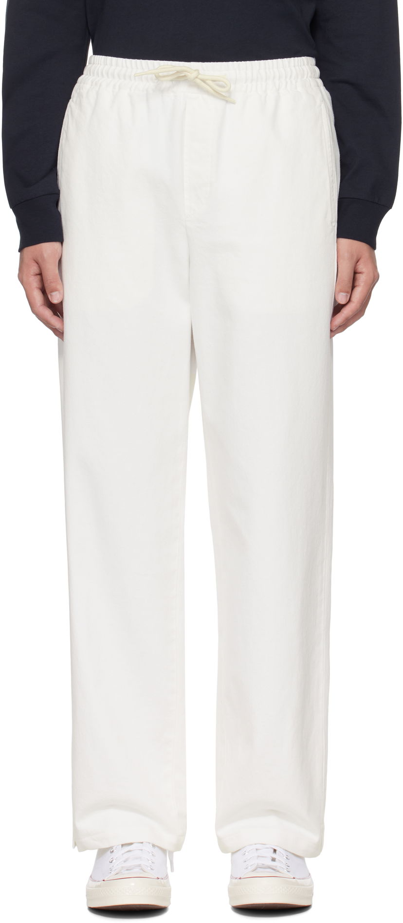 Byxor A.P.C. Vincent Off-White Casual Trousers Vit | COGZV-H08418
