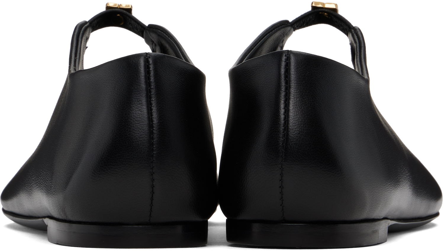 Kläder Givenchy Givenchy 4G Liquid Ballerina Flats Svart | BE500VE16Q001, 1