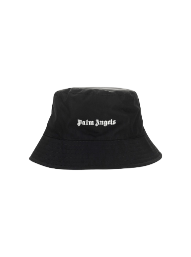 Hatt Palm Angels Logo Bucket Hat Svart | PWLA011C99FAB0011001