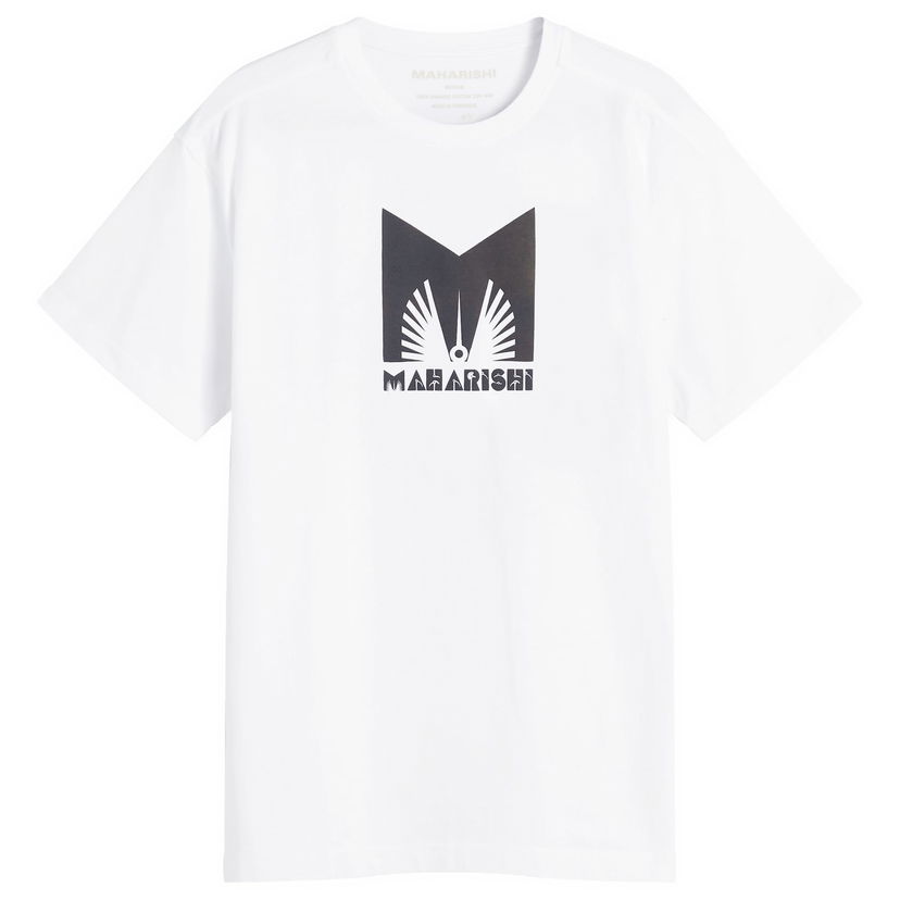 T-shirt Maharishi Maharishi Kung Fulery Graphic T-Shirt, Size Large Vit | 1581-WHT