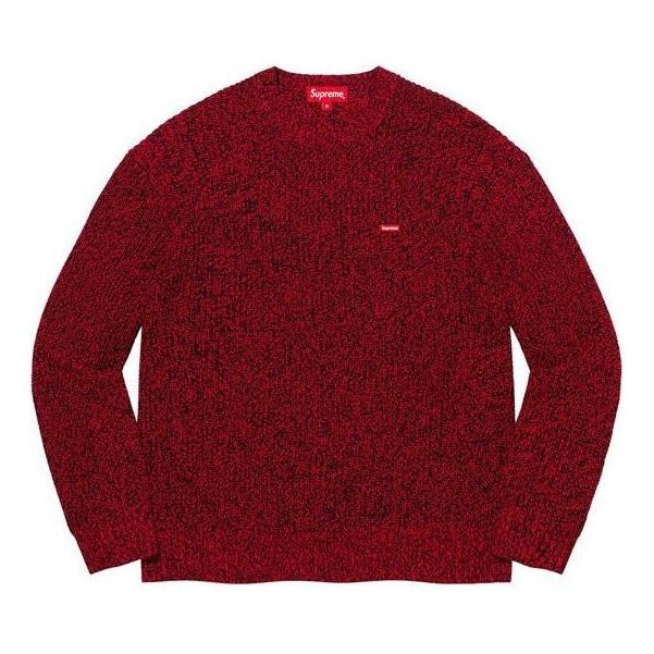 Sweater Supreme Rib Knit Sweater Röd | SUP-FW21-360